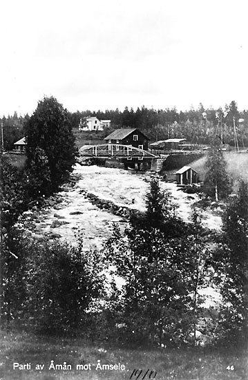 Parti av Åman mot Åmsele år 1910.