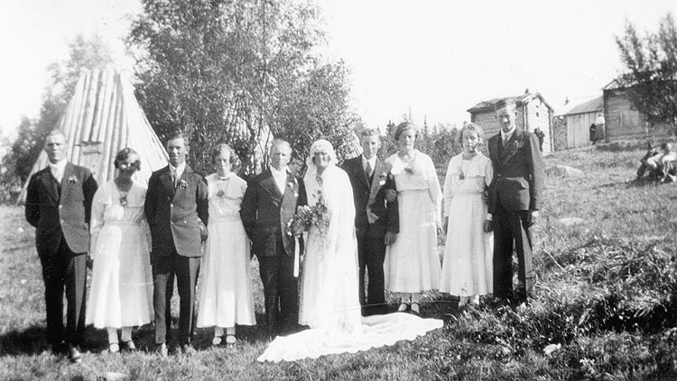 Samebrudpar den 25/6 1933 i Fatmomakke.