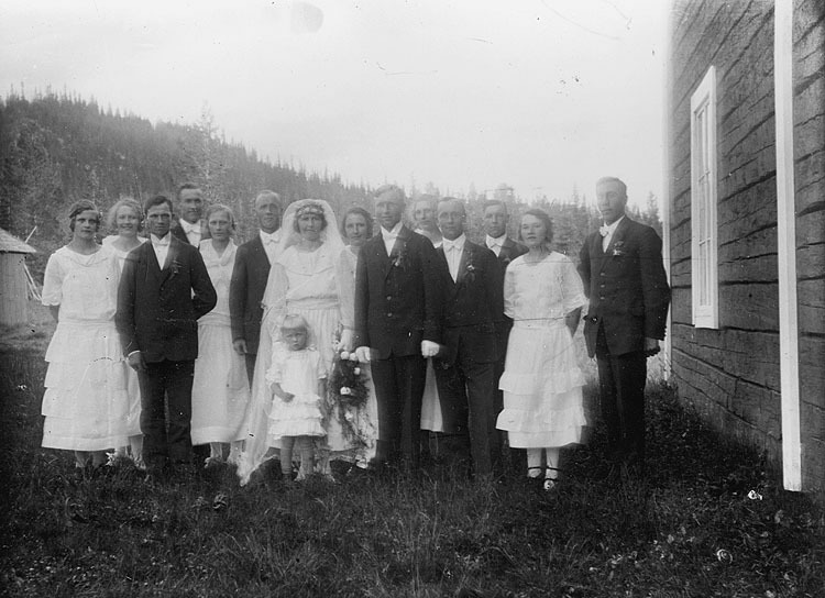 Hjalmar Vestermarks bröllop, 1924.