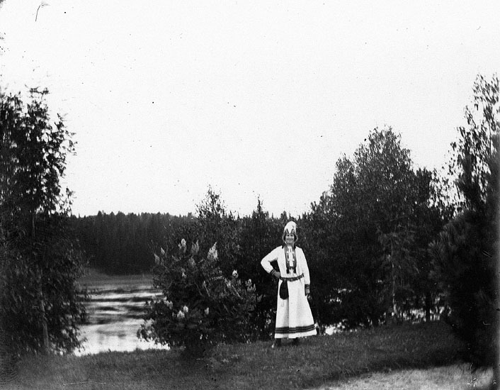 Lappdräkt 1912  - 1914, Signhild Kågström född ...