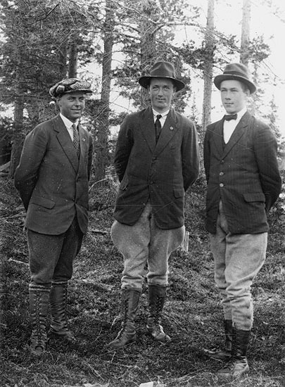 Evert Flodin, Malåberg, Gunnar Grundström och A...