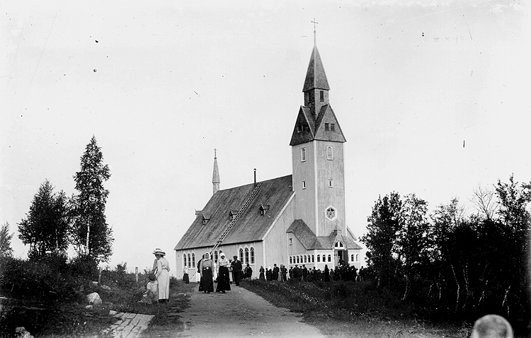 Tärna, Kyrkan 1917