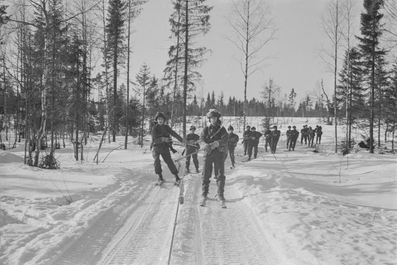 Militärövning I 20 1967-68. Skidtolkning efter ...