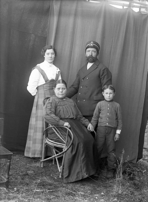Från vänster: Hedda Grundström, Ammarnäs, Selma...