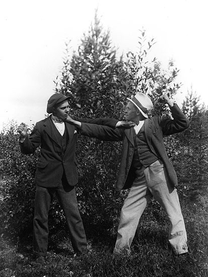 Elof Olofsson och Vilhelm Olofsson, Bjursjön.