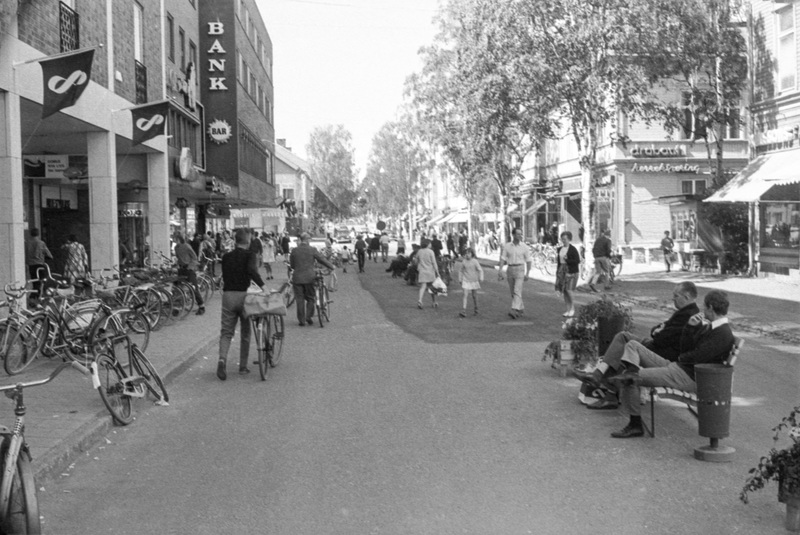 Umeå centrum 1967-1968.