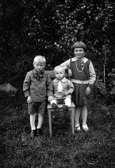 Olof Wiklunds barn, från vänster Rune Wiklund, ...