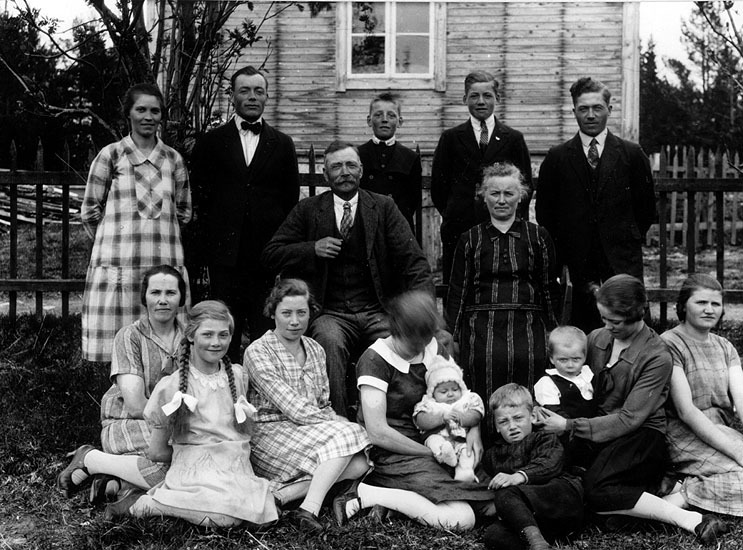 Hollströms familj.