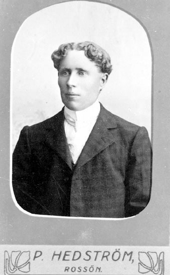 Jonas Bernhard Burström, född den 19 april 1886...