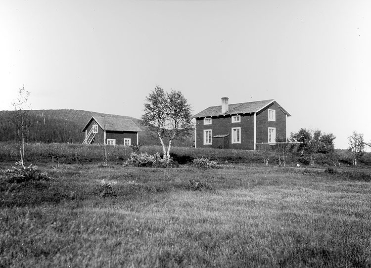 Kronojägare Linders gård i Juktå före 1929.