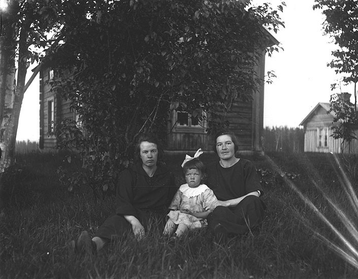 Ruth Sandström. Backa Agnäs 1930-talet.