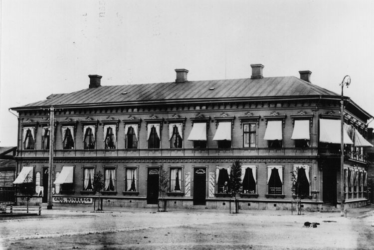 Kungsgatan 59. Saedéns. Nedbrunnet 1920.