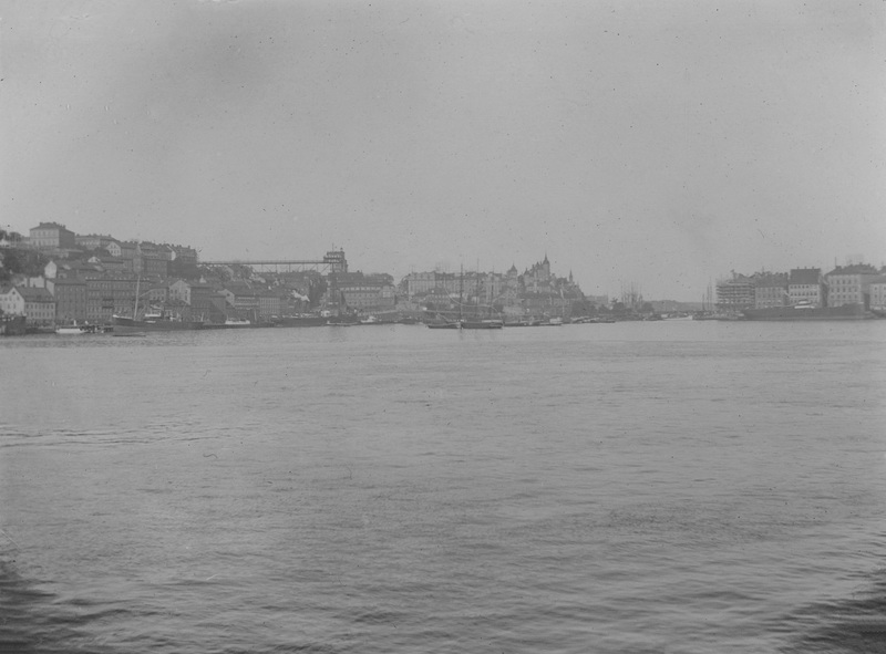Söder och Skeppsbron, Stockholm. 28 juni 1899