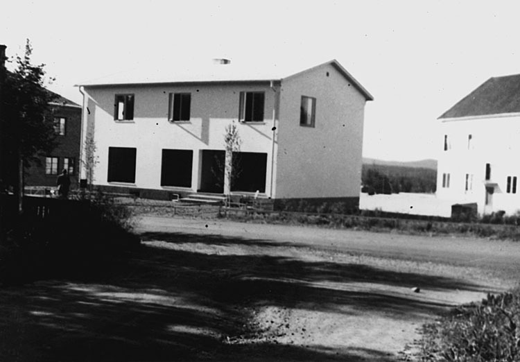 Mejeriets kontorsbyggnad i Vilhelmina, 1946.