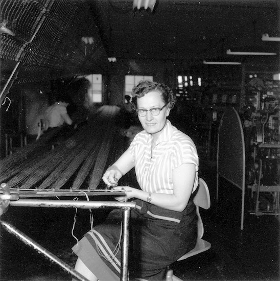 Maria Nyberg som arbetade 35 år på Laxens.