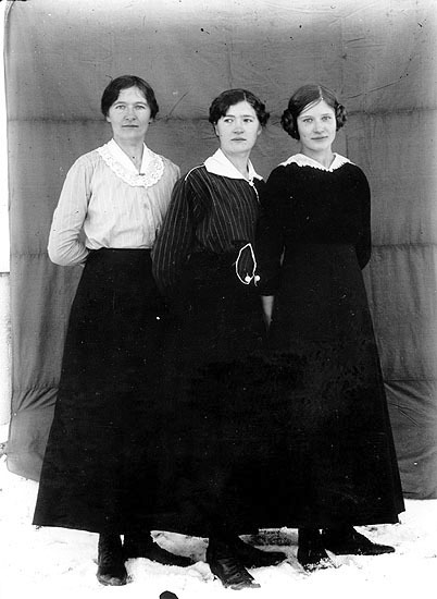 Systrarna Ida, Olivia och Agnes Westermark.