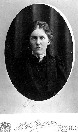Hilda Strandberg, född Mattsson.
