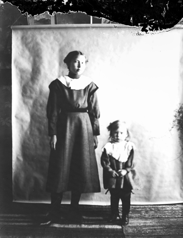 Selma Holmgren med dotter.