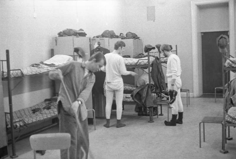 Städning på logementet I 20 1967-68