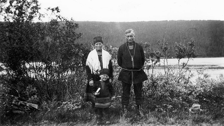 Klement Klementsson med hustru i Fatmomakke.