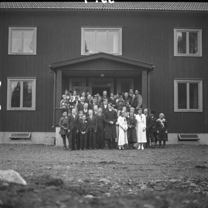 Konfirmationsavslutning i Ammarnäs 1938.