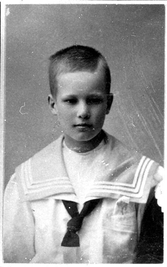 Son till överstelöjtnant Wernstedt, 1916.