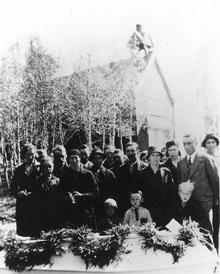 Begravning 1933, Ammarnäs.