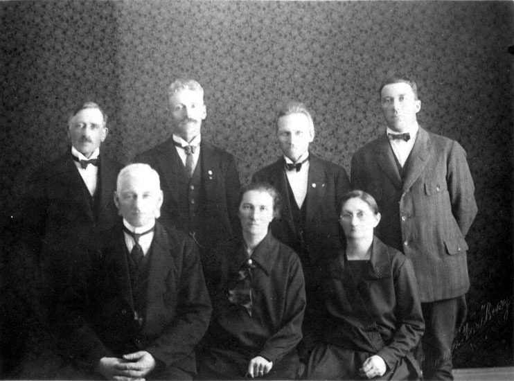 Byggnadskommittén för missionshuset 1925-1926. ...