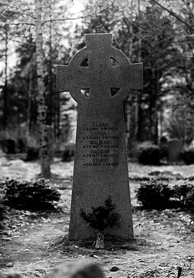 Öhrmans familjegrav, Örträsk kyrkogård.