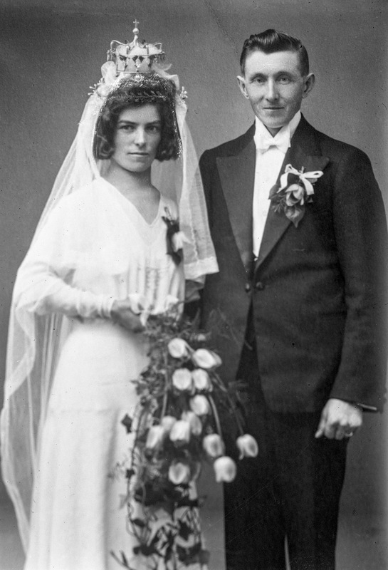 Signe och Einar Strömberg, Hörnsjö. De gifte si...
