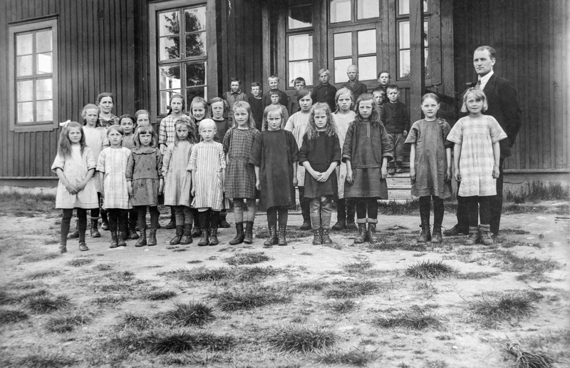 Bäsksjö skola våren 1925