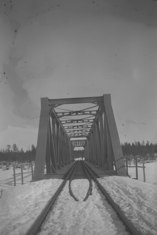 Järnvägsbron i Slagnäs (?)