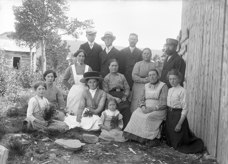Bilden tagen i Ammarnäs 1913.