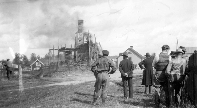 Marklundska branden den 2/8 1933.