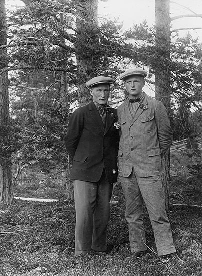 Engelbert Grundberg och Signar Vestermark, 1920...