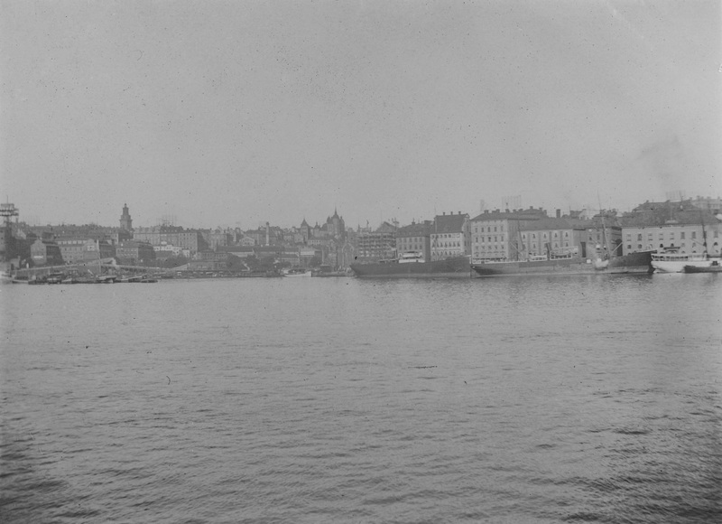 Söder och Skeppsbron, Stockholm. 28 juni 1899
