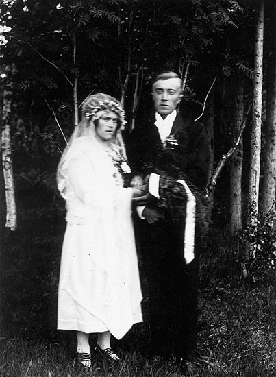 Eva och Anselm Johansson, 1924-25.