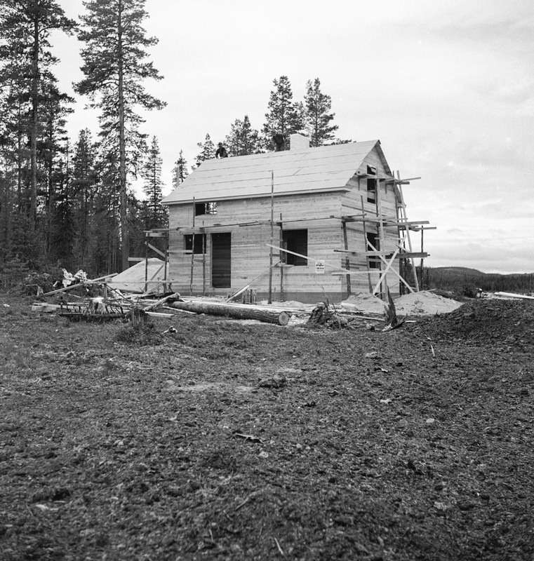 Lycksele. Nybygge nära Bålforsen 1936