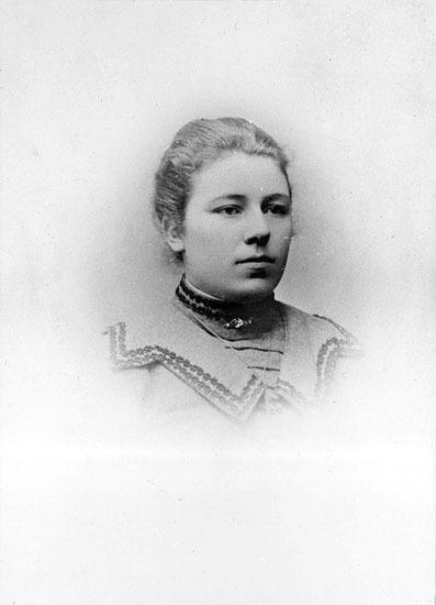 Maria Lundberg, småskolelärarinna i Sikeå.