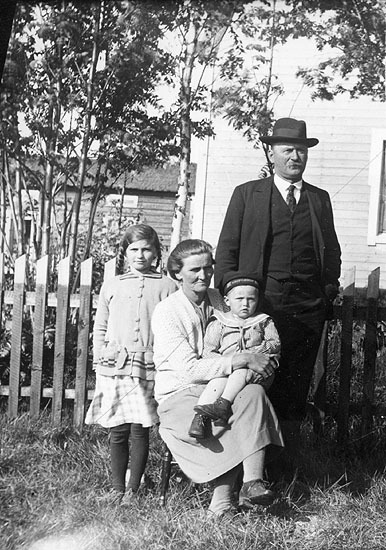 Mattias Olssons familj.