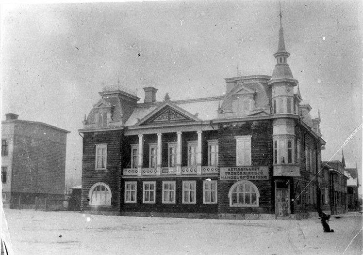 Englundska palatset vid torget, ca 1900.