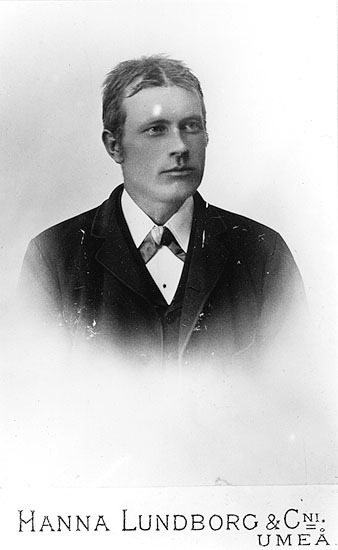 Johannes Andersson, född i Grubbe den 26/1 1863...