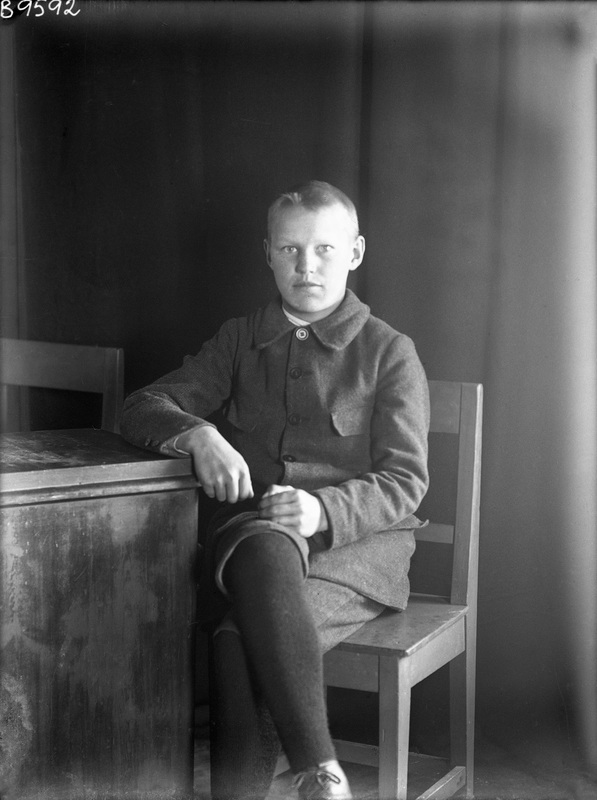 Einar Grundström, lärare i Tärna och son till L...