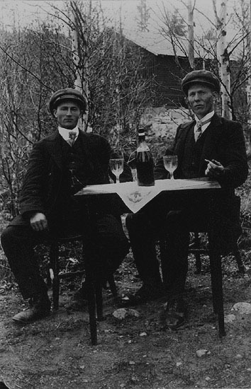 Erik Alexander Forsén och Albert Nensen 1914.