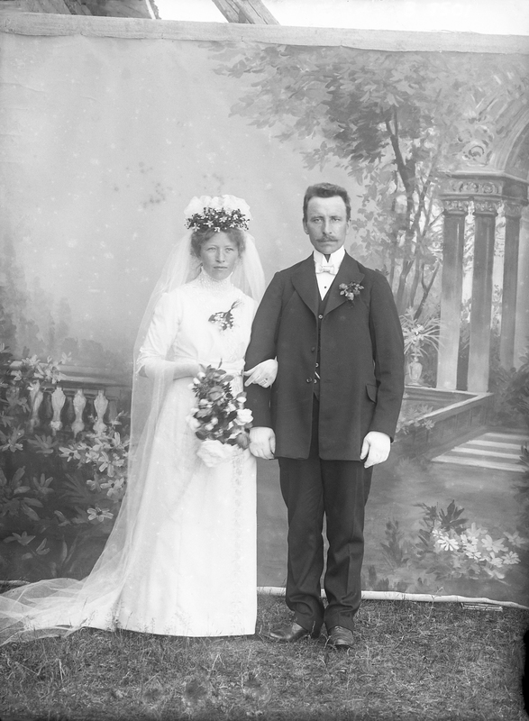 Betty och Abraham Holmgren,  Grannäs.
