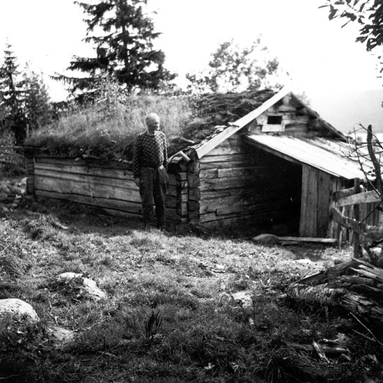 Jonas Einarssons fårhus i Storvall.