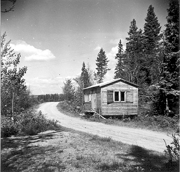 Isak Mattssons boningsplats vid kronvägen i Juktå.