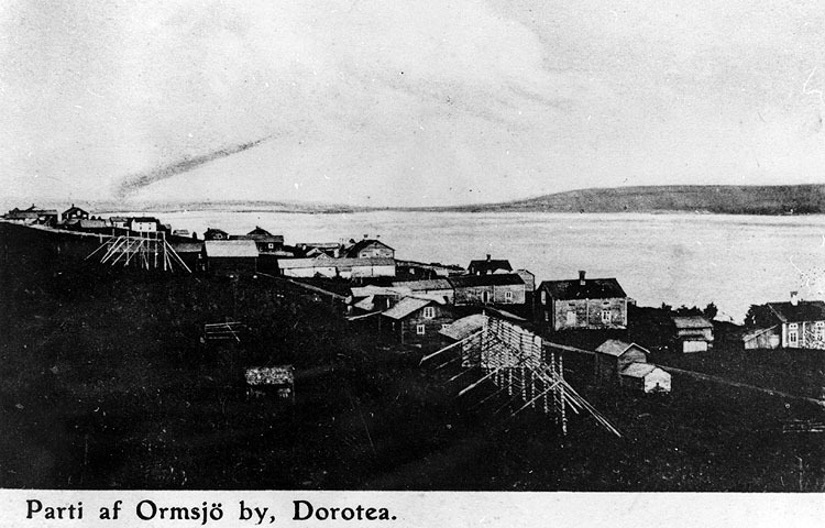 Ormsjö omkring 1900.