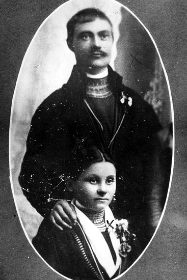 Sivert Jansson och hans hustru Nanny Klementsso...