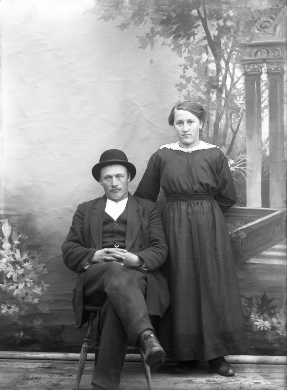 Syskonen Fritz och Emmy Lundmark, Bockträsk.